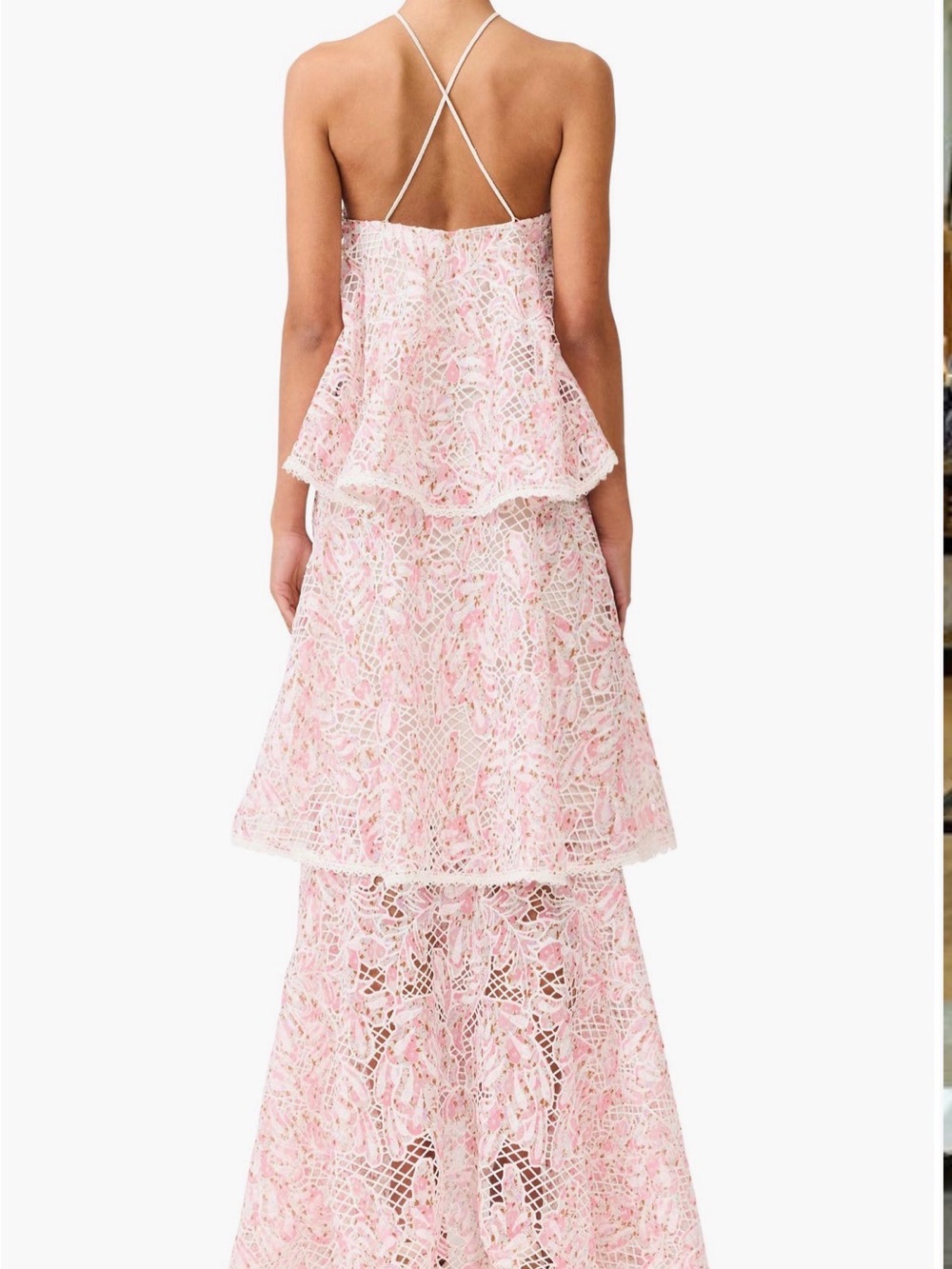 Elliatt Valencia Floral Tiered Gown - Picture 2 of 7